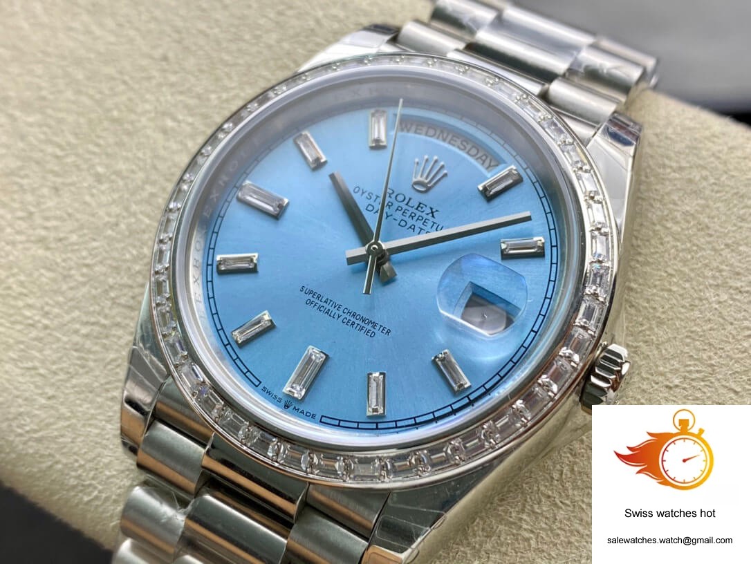 Rolex Day Date 228396TBR EW Factory Diamond Case 3 Rolex Day Date 228396TBR EW Factory Diamond Case 3