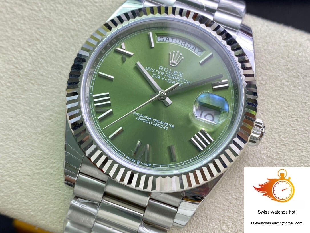 Rolex Day Date M228239-0033 EW Factory Olive Green Dial 3 Rolex Day Date M228239-0033 EW Factory Olive Green Dial 3