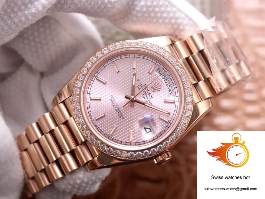 Rolex Day Date M228345RBR-0010 EW Factory Rose Gold 3 Rolex Day Date M228345RBR-0010 EW Factory Rose Gold 3