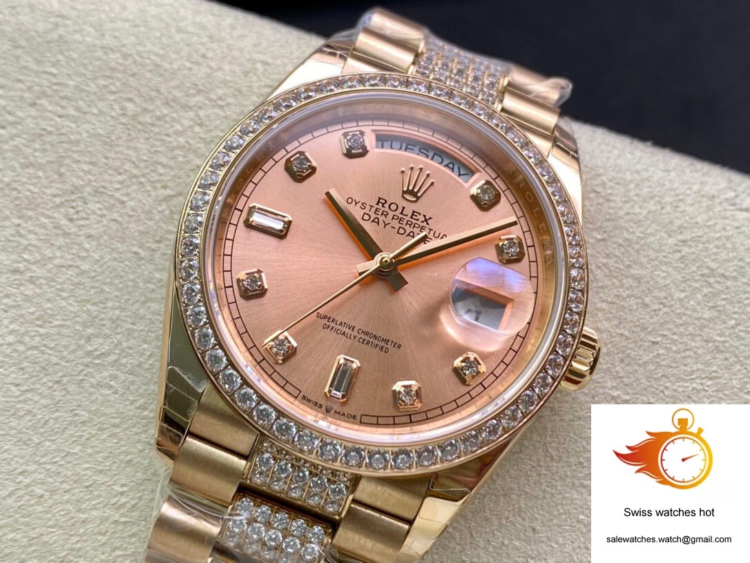 Rolex Day Date M128345RBR-0020 EW Factory Rose Gold 3 Rolex Day Date M128345RBR-0020 EW Factory Rose Gold 3