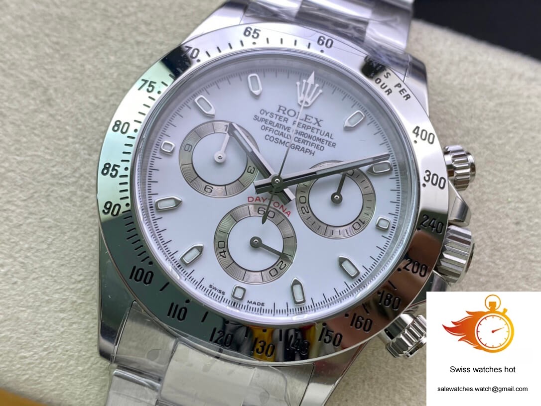Rolex Cosmograph Daytona 116520LN Clean Factory White Dial 3 Rolex Cosmograph Daytona 116520LN Clean Factory White Dial 3