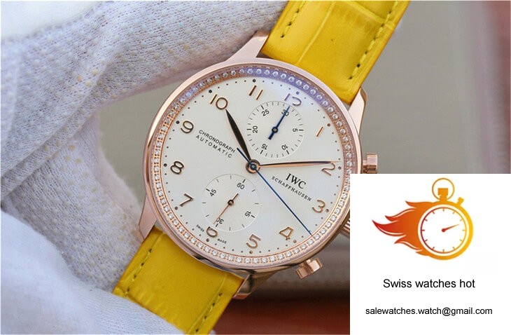 IWC Portuguese ZF Factory Yellow Cowhide Strap 3 IWC Portuguese ZF Factory Yellow Cowhide Strap 3