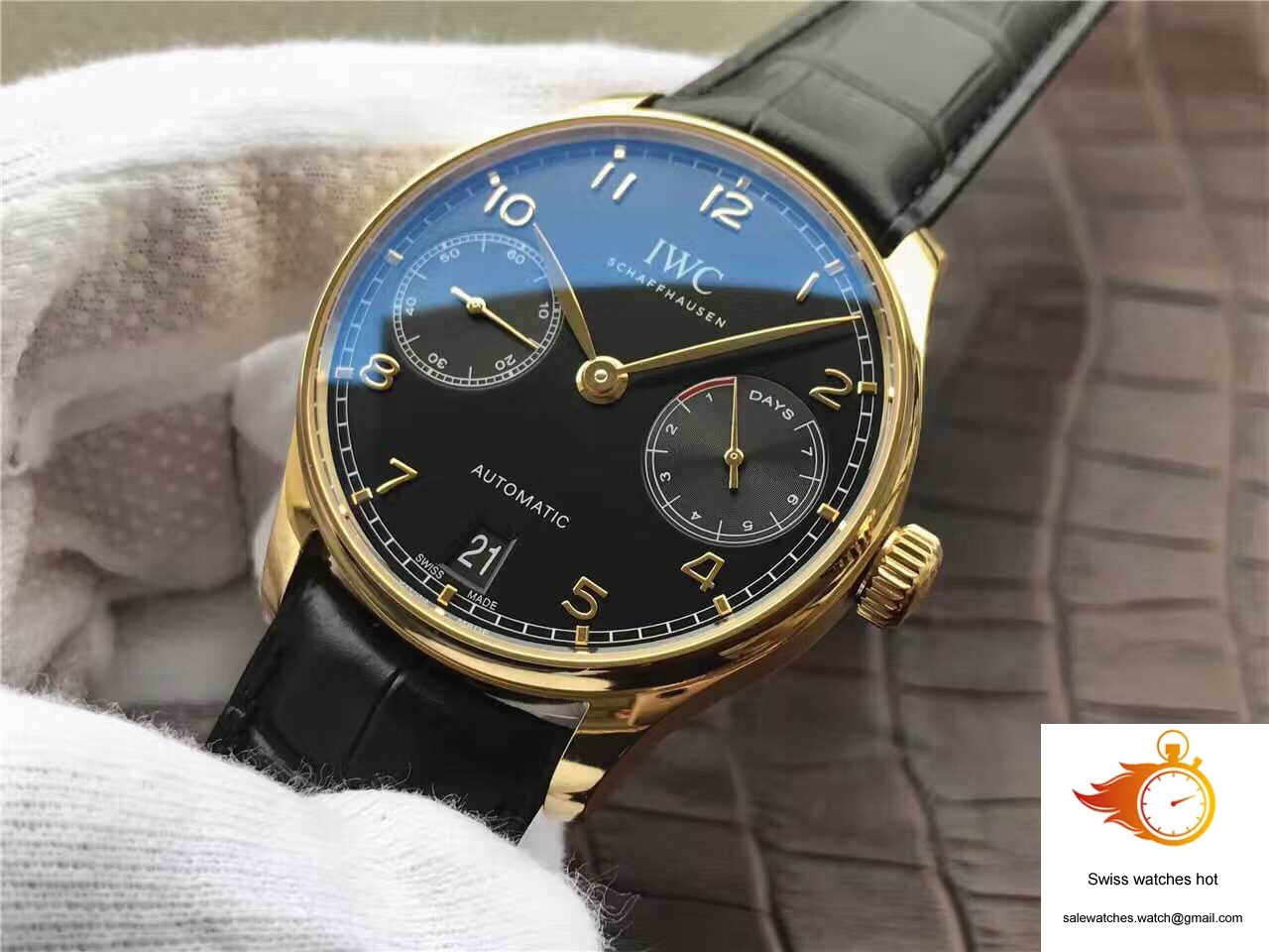 IWC Portugieser IW500101 ZF Factory Black Dial 3 IWC Portugieser IW500101 ZF Factory Black Dial 3