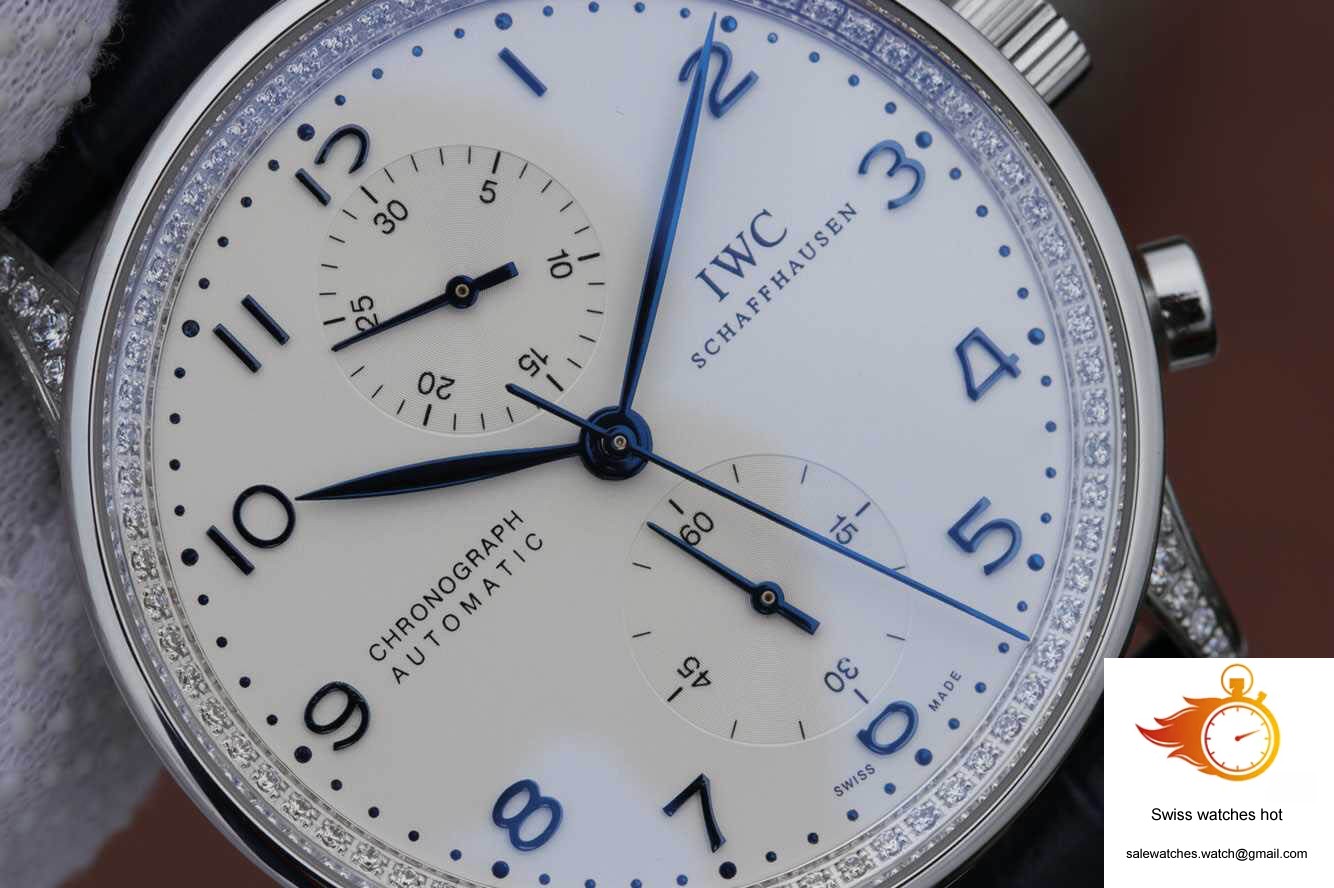 IWC Portugieser IW371440 ZF Factory V2 Diamond White Dial 3 IWC Portugieser IW371440 ZF Factory V2 Diamond White Dial 3