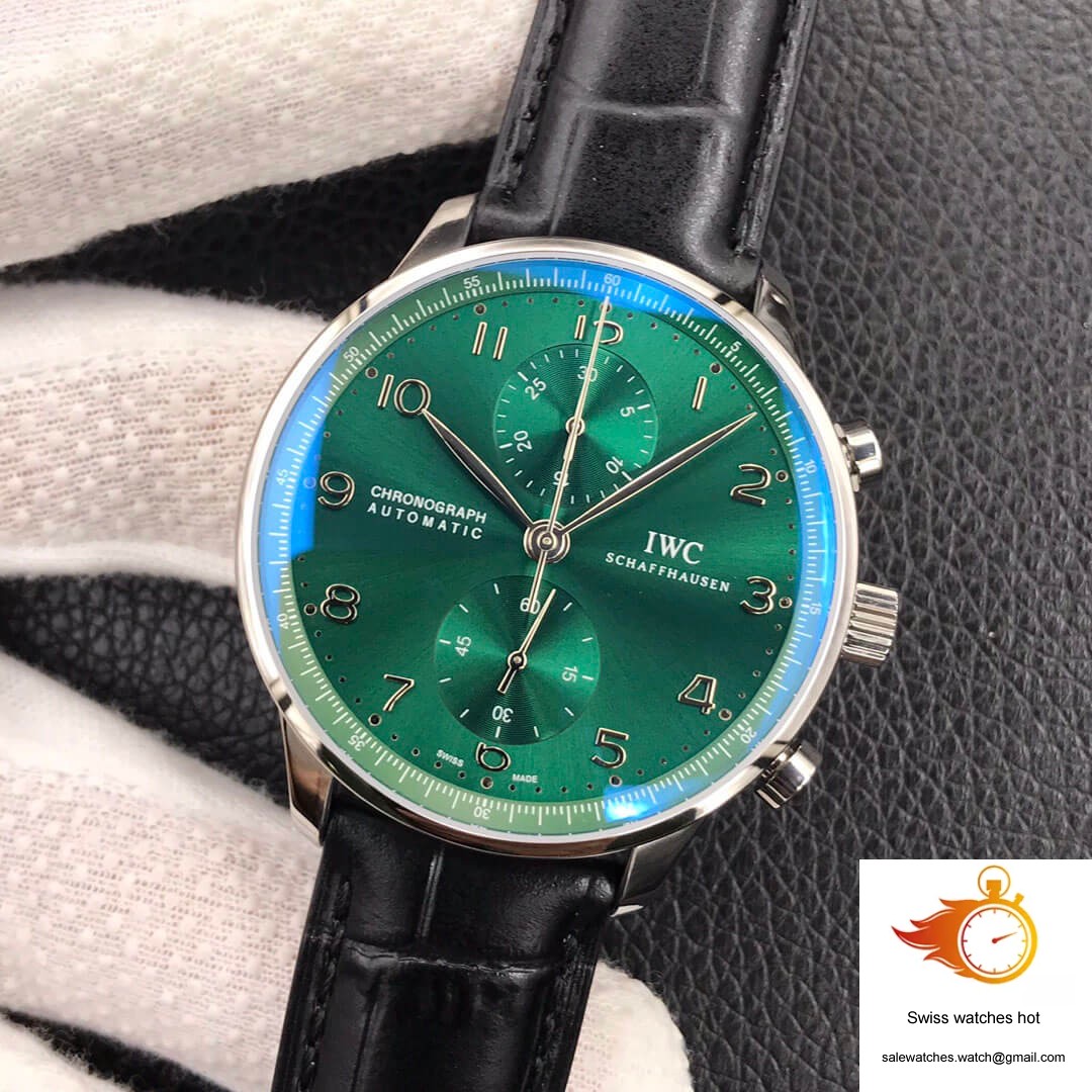 IWC Portugieser IW371615 ZF Factory Green Dial 3 IWC Portugieser IW371615 ZF Factory Green Dial 3