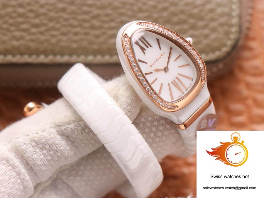 Bvlgari Serpenti 102613 BV Factory White Ceramic Dial 3 Bvlgari Serpenti 102613 BV Factory White Ceramic Dial 3