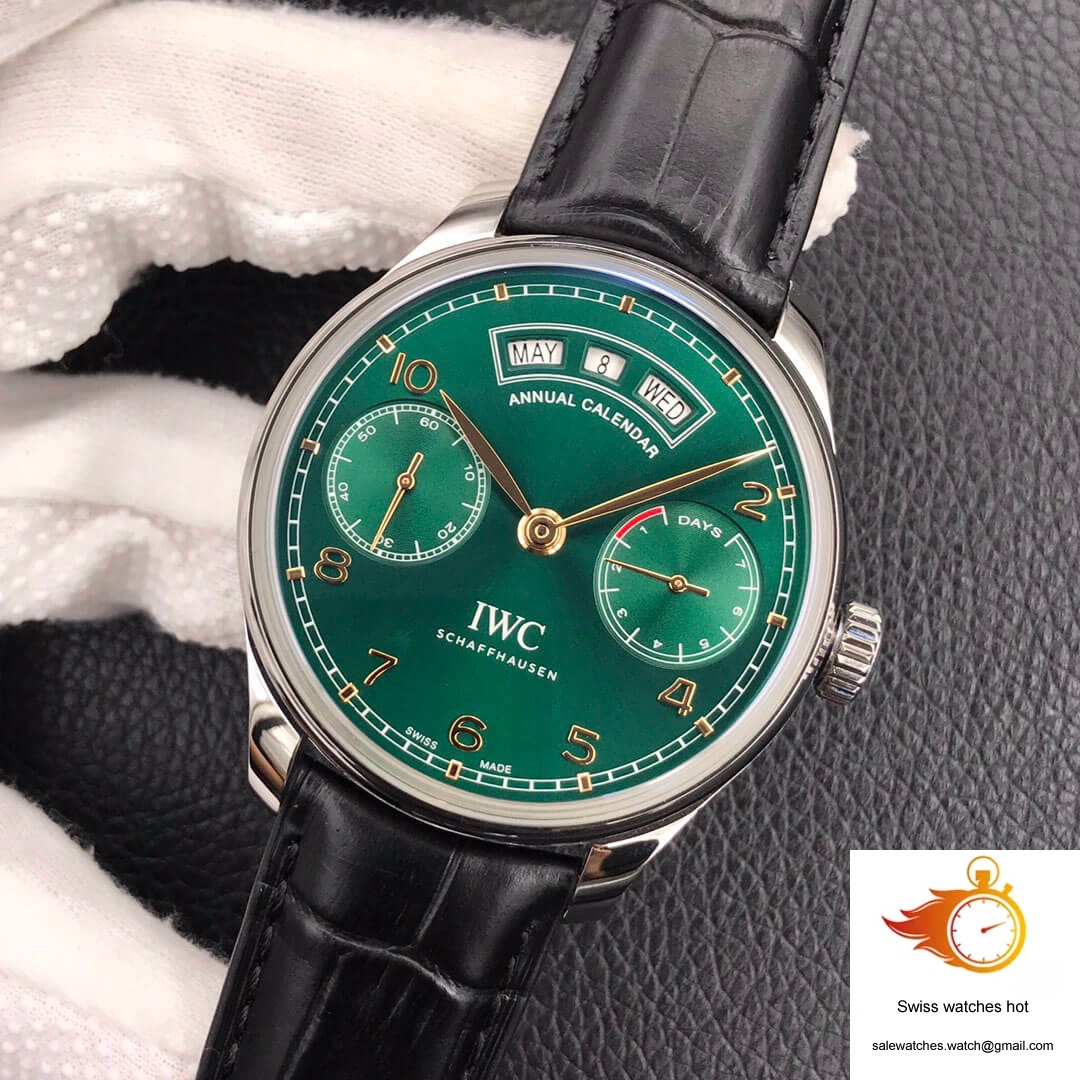 IWC Portugieser IW503510 ZF Factory Green Dial 3 IWC Portugieser IW503510 ZF Factory Green Dial 3