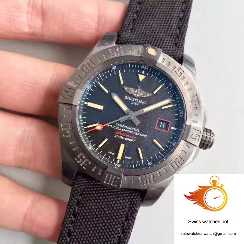 Breitling Avenger Blackbird 44 V1731110/BD74/109W/M20BASA.1 GF Factory Black Dial 3 Breitling Avenger Blackbird 44 V1731110/BD74/109W/M20BASA.1 GF Factory Black Dial 3