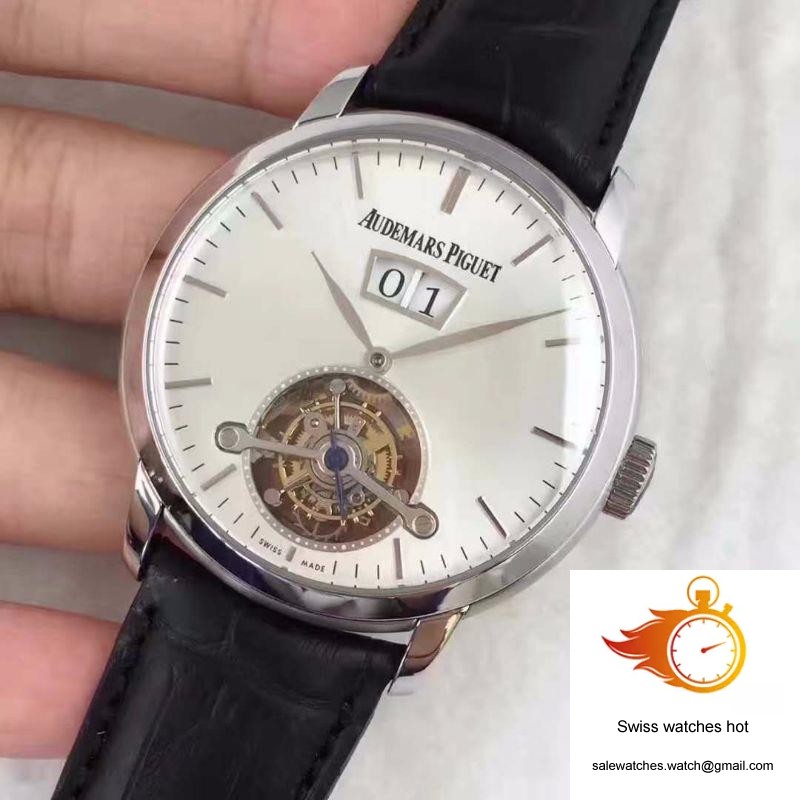 Audemars Piguet Audemars Tourbillon Grande Date 26559 White Dial 3 Audemars Piguet Audemars Tourbillon Grande Date 26559 White Dial 3