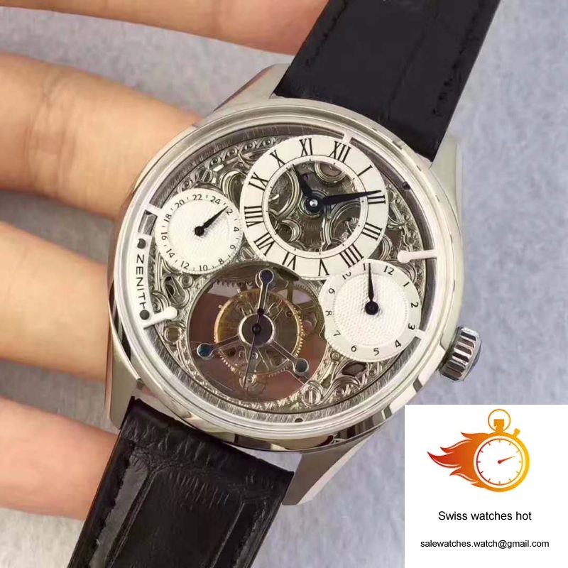 Zenith EP Calender Skeleton Tourbillon SS/LE White and Skeleton Dial 3 Zenith EP Calender Skeleton Tourbillon SS/LE White and Skeleton Dial 3