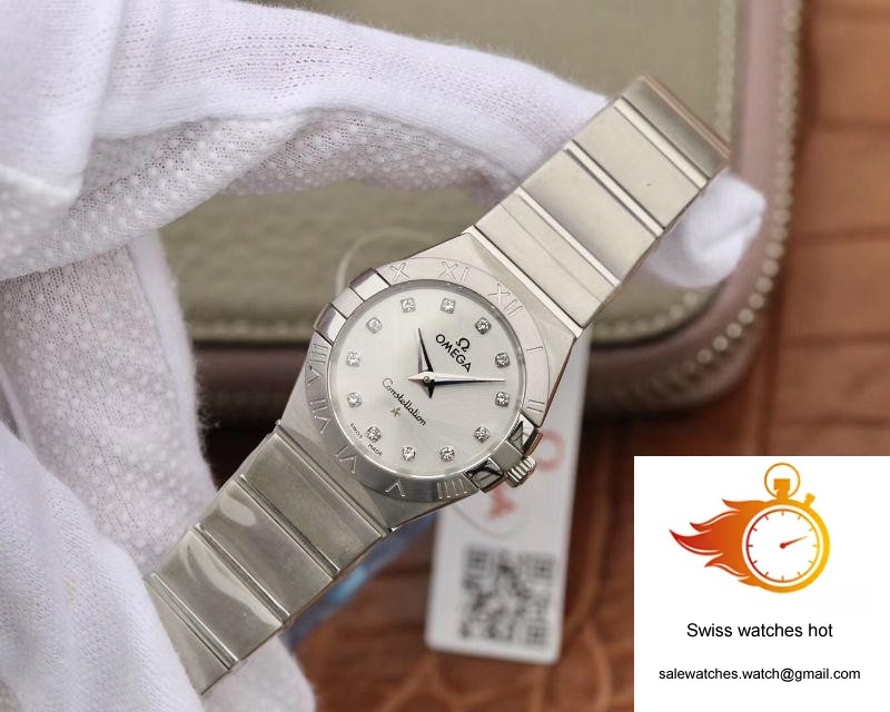 Omega Constellation Ladies 123.10.27.60.55.001 TW Factory Silver Dial 3 Omega Constellation Ladies 123.10.27.60.55.001 TW Factory Silver Dial 3