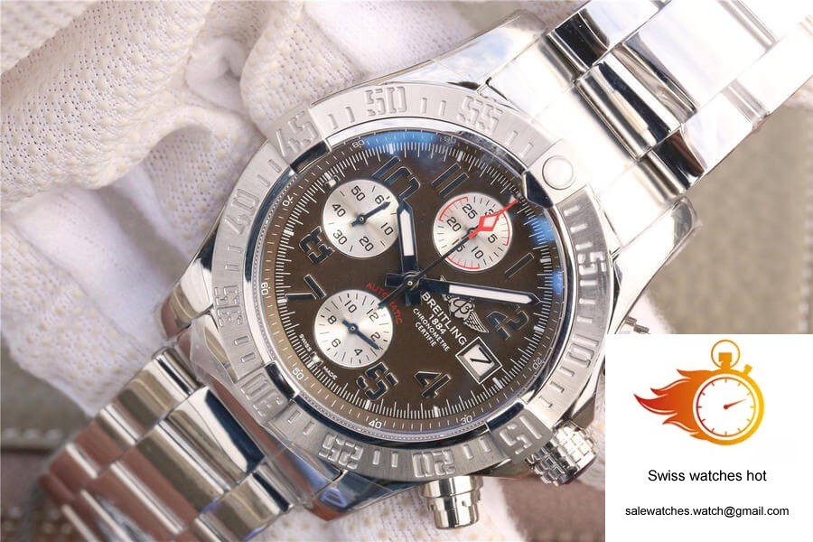 Breitling Avenger II A1338111/F564/170A GF Factory Bituminous Coal Color Dial 3 Breitling Avenger II A1338111/F564/170A GF Factory Bituminous Coal Color Dial 3