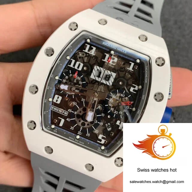 Richard Mille RM-011 KV Factory White Ceramic Case 3 Richard Mille RM-011 KV Factory White Ceramic Case 3