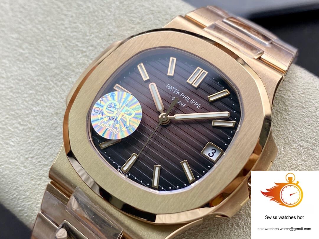 Patek Philippe Nautilus 5711/1R-001 GR Factory V2 Rose Gold Brown Gradient Dial 3 Patek Philippe Nautilus 5711/1R-001 GR Factory V2 Rose Gold Brown Gradient Dial 3