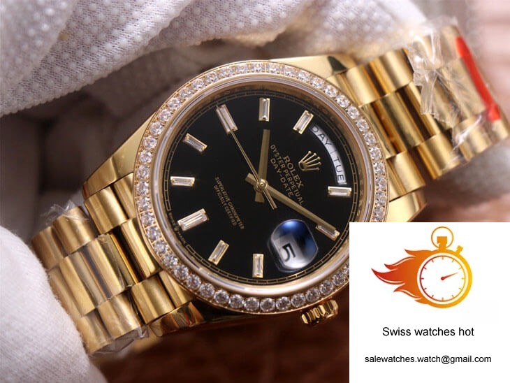 Rolex Day-Date M228348RBR-0001 EW Factory Yellow Gold Black Dial 3 Rolex Day-Date M228348RBR-0001 EW Factory Yellow Gold Black Dial 3