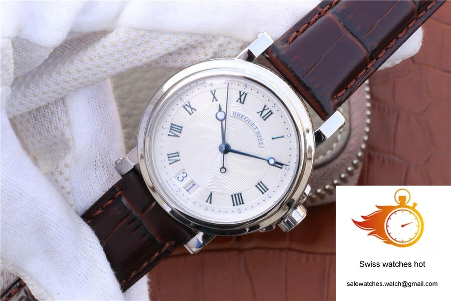 Breguet Marine 5817ST/12/5V8 White Dial Cowhide Strap 3 Breguet Marine 5817ST/12/5V8 White Dial Cowhide Strap 3