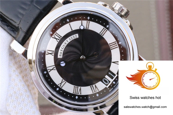 Breguet Marine 5817 Black Dial Cowhide Strap 3 Breguet Marine 5817 Black Dial Cowhide Strap 3