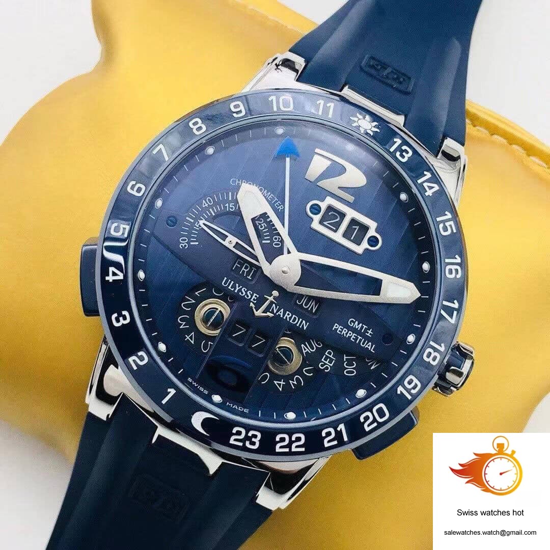 Ulysse Nardin El Toro 320-00/BQ TW Factory Ceramics Blue Dial 3 Ulysse Nardin El Toro 320-00/BQ TW Factory Ceramics Blue Dial 3