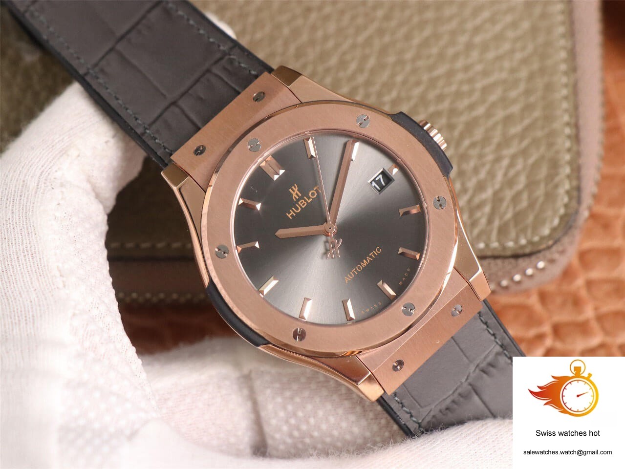 Hublot Classic Fusion 511.OX.7081.LR WWF Factory Rose Gold Dark Gray Dial 3 Hublot Classic Fusion 511.OX.7081.LR WWF Factory Rose Gold Dark Gray Dial 3