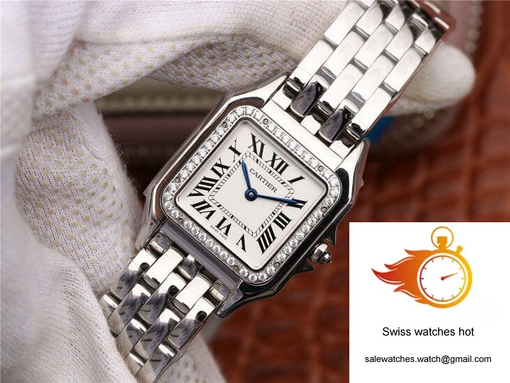Cartier Panthere De Medium Ladies W4PN0008 GF Factory Silver Dial 3 Cartier Panthere De Medium Ladies W4PN0008 GF Factory Silver Dial 3