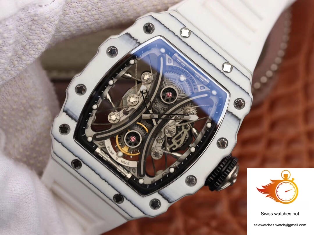 Richard Mille RM53-01 KV Factory White TPT Carbon Fiber Skeleton Dial 3 Richard Mille RM53-01 KV Factory White TPT Carbon Fiber Skeleton Dial 3
