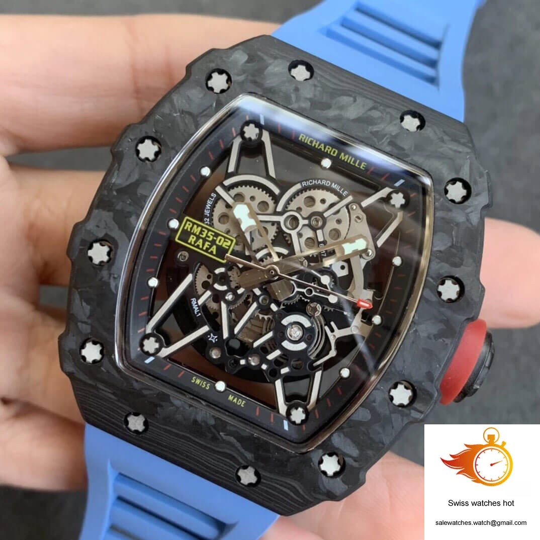 Richard Mille RM35-02 KV Factory V3 Carbon Fiber Shell Hollow Dial 3 Richard Mille RM35-02 KV Factory V3 Carbon Fiber Shell Hollow Dial 3