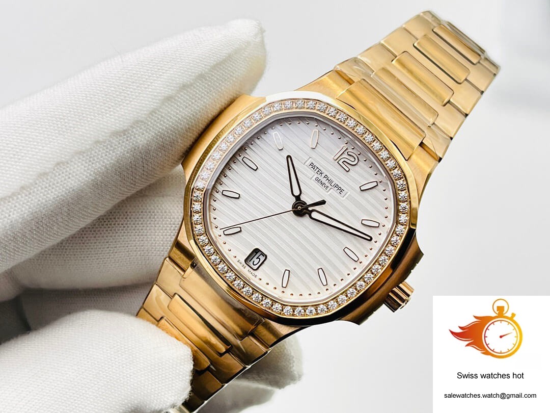 Patek Philippe Nautilus Ladies 7118/1200R-001 3K Factory Silver White Dial 3 Patek Philippe Nautilus Ladies 7118/1200R-001 3K Factory Silver White Dial 3