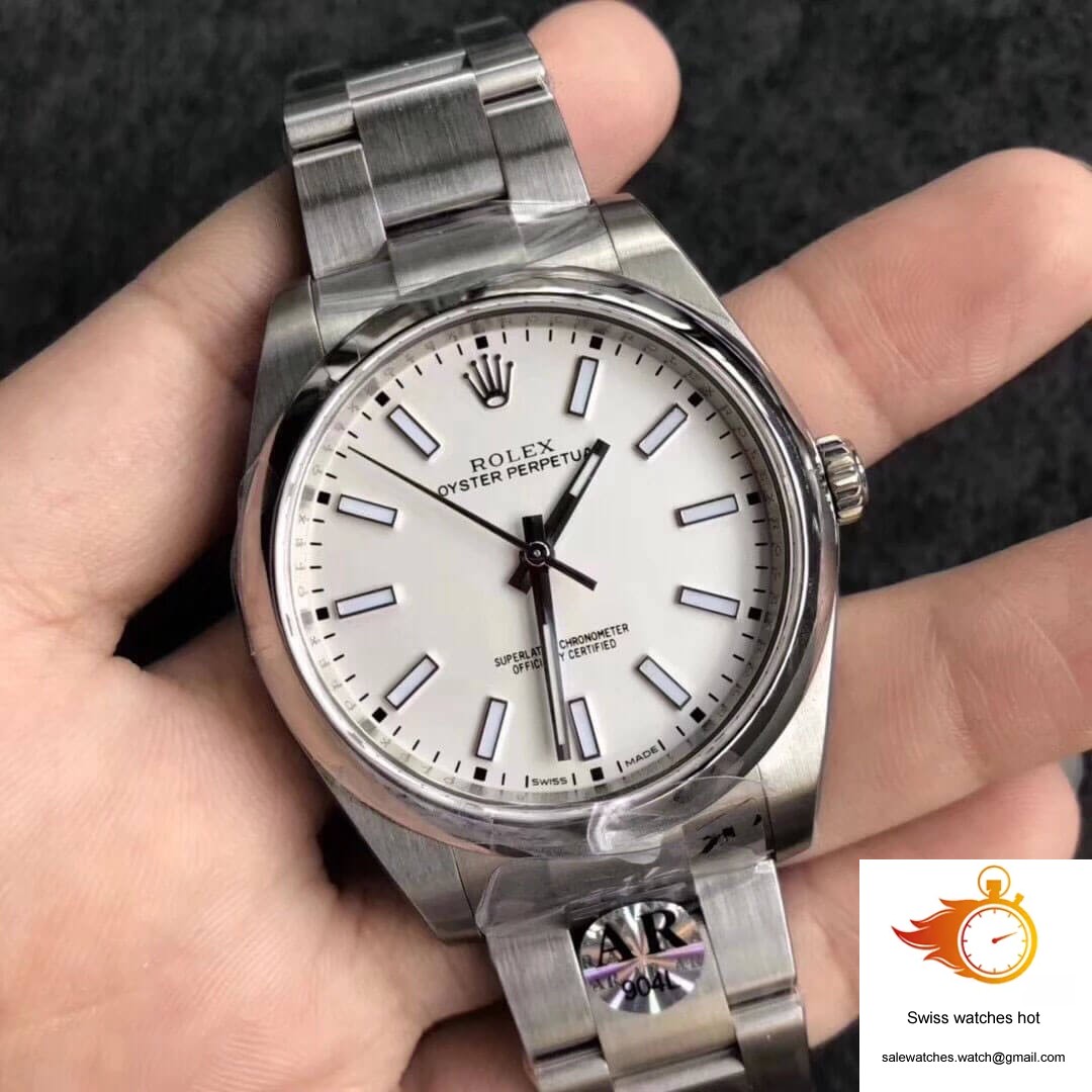 Rolex Oyster Perpetual 114300 39MM AR Factory White Dial 3 Rolex Oyster Perpetual 114300 39MM AR Factory White Dial 3