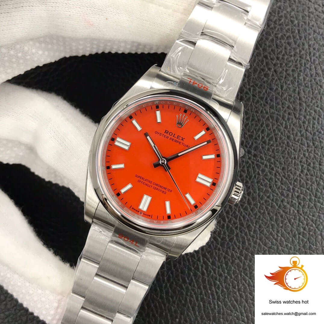 Rolex Oyster Perpetual M126000-0007 36MM EW Factory Coral Red Dial 3 Rolex Oyster Perpetual M126000-0007 36MM EW Factory Coral Red Dial 3