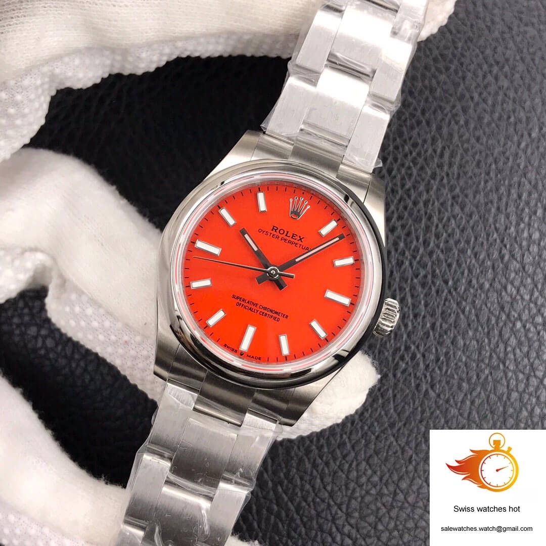 Rolex Oyster Perpetual M277200-0008 31MM EW Factory Coral Red Dial 3 Rolex Oyster Perpetual M277200-0008 31MM EW Factory Coral Red Dial 3