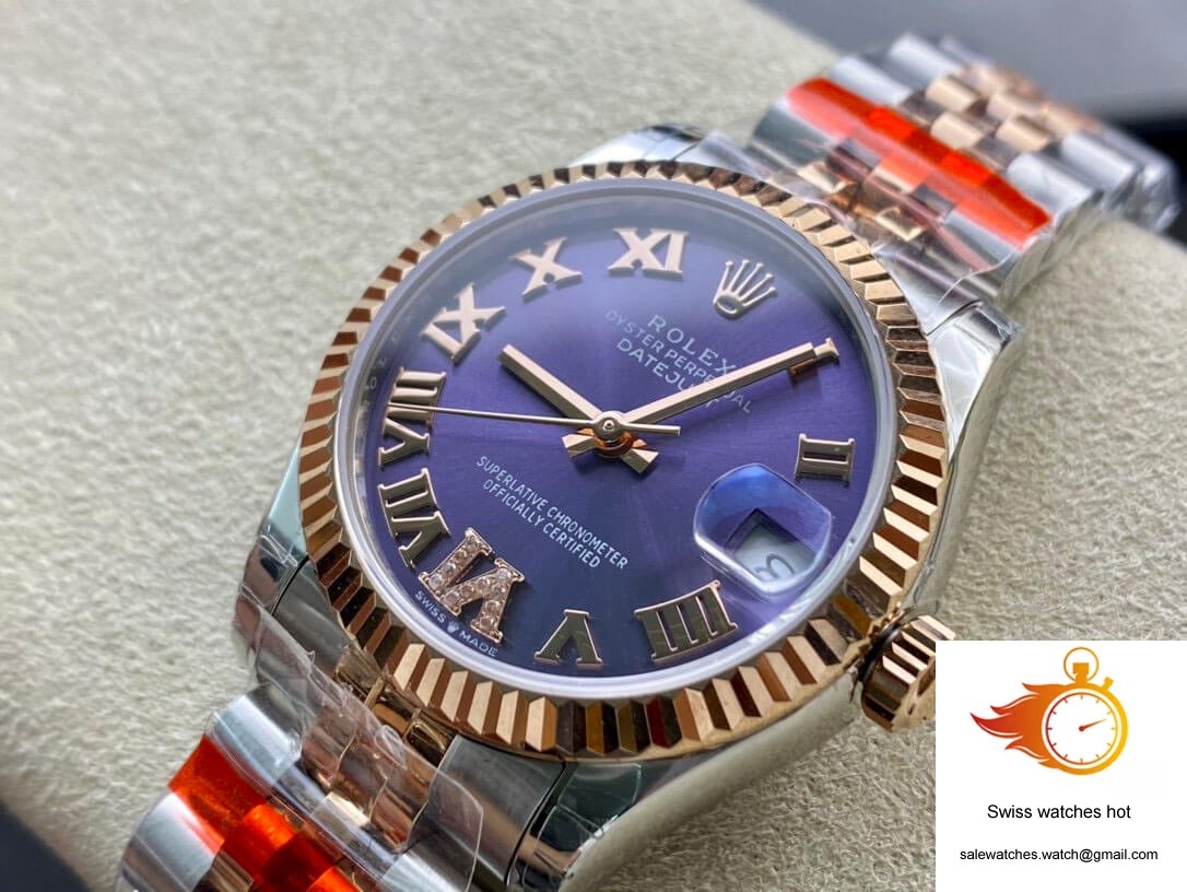 Rolex Datejust M278271-0020 TW Factory Diamond Eggplant Purple Dial 3 Rolex Datejust M278271-0020 TW Factory Diamond Eggplant Purple Dial 3