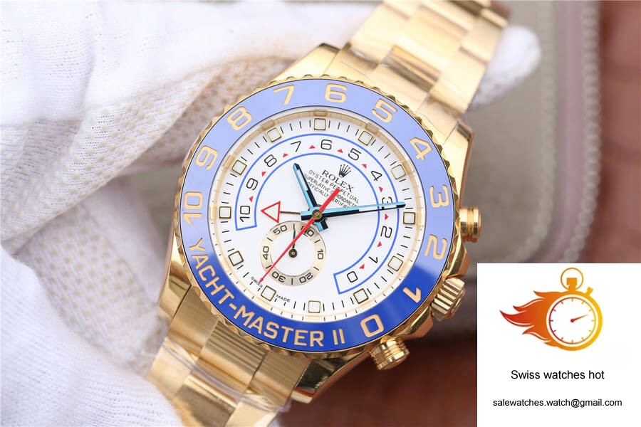 Rolex Yacht-Master II M116688-0002 JF Factory White Dial 3 Rolex Yacht-Master II M116688-0002 JF Factory White Dial 3