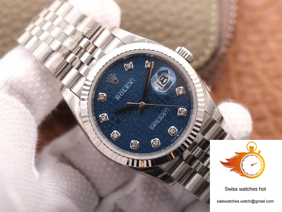 Rolex Datejust M126234-0011 36MM EW Factory Diamond-Studded Blue Dial 3 Rolex Datejust M126234-0011 36MM EW Factory Diamond-Studded Blue Dial 3