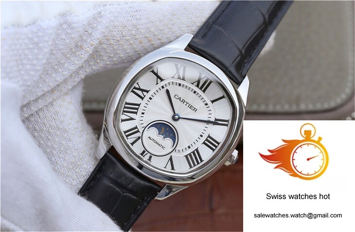 Drive De Cartier Moonphase WSNM0008 Silver Dial 3 Drive De Cartier Moonphase WSNM0008 Silver Dial 3