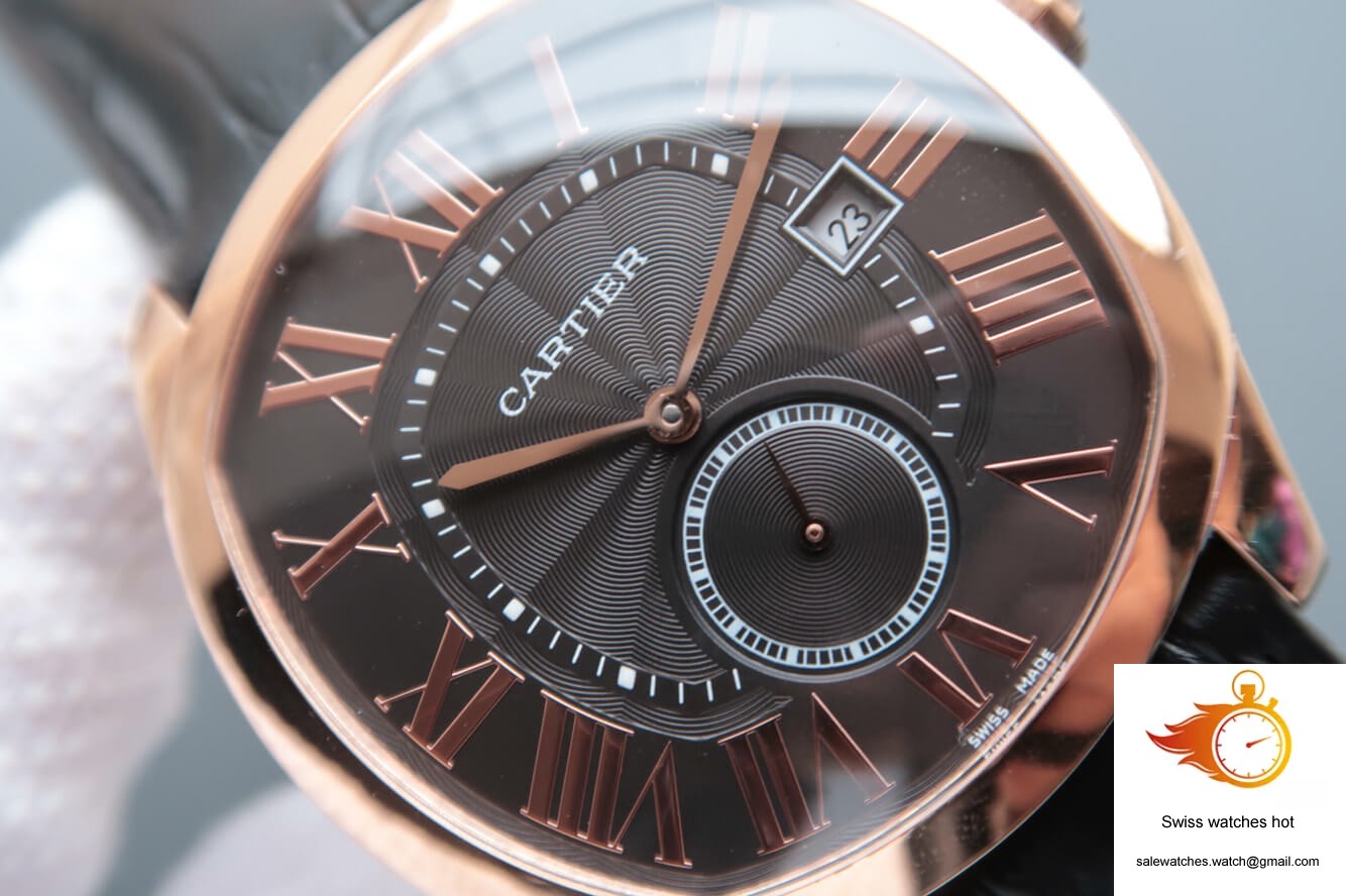 Drive De Cartier WGNM0004 V6 Factory Rose Gold Grey Dial 3 Drive De Cartier WGNM0004 V6 Factory Rose Gold Grey Dial 3