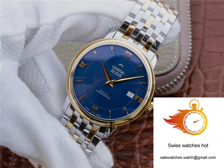 Omega De Ville 424.20.37.20.03.001 TW Factory Blue Dial 3 Omega De Ville 424.20.37.20.03.001 TW Factory Blue Dial 3