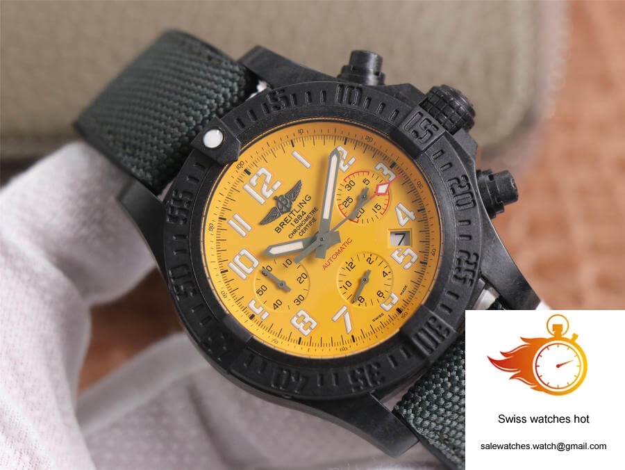 Breitling Avenger Hurricane 12H XB0180E41I1W1 GF Factory V2 Yellow Dial 3 Breitling Avenger Hurricane 12H XB0180E41I1W1 GF Factory V2 Yellow Dial 3
