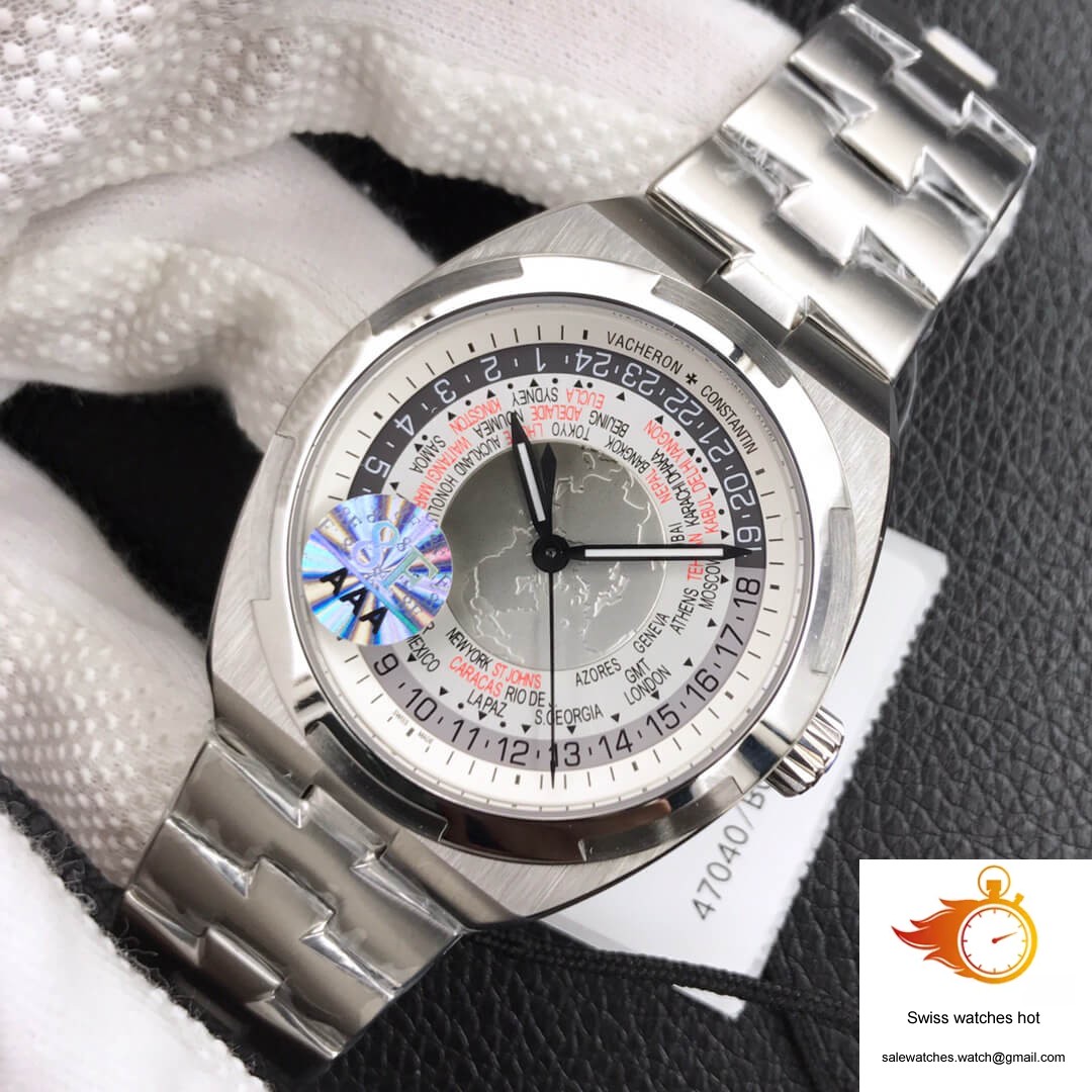 Vacheron Constantin Overseas 7700V/110A-B129 World Time 8F Factory Silver Gray Dial 3 Vacheron Constantin Overseas 7700V/110A-B129 World Time 8F Factory Silver Gray Dial 3