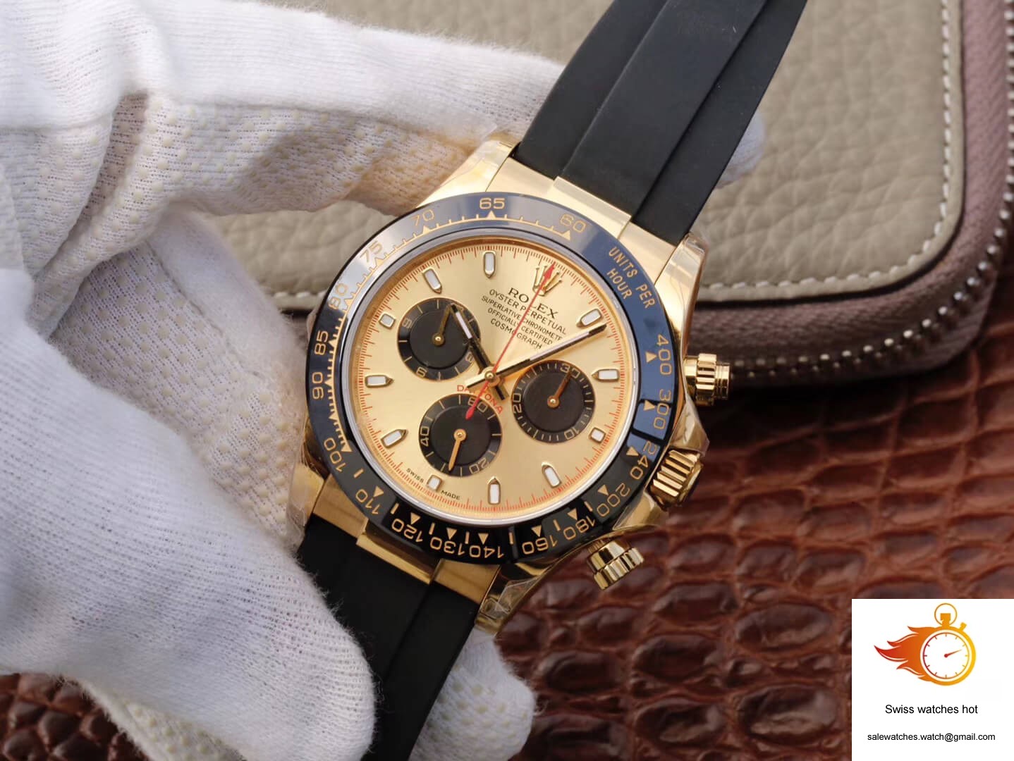 Rolex Daytona Cosmograph 116518ln JH Factory V6 Yellow Gold Black Chronograph 3 Rolex Daytona Cosmograph 116518ln JH Factory V6 Yellow Gold Black Chronograph 3