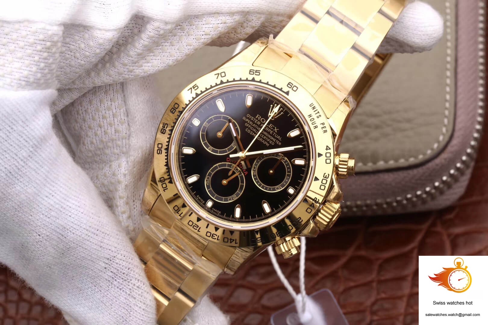 Rolex Daytona Cosmograph M116508-0004 JH Factory Yellow Gold Black Dial 3 Rolex Daytona Cosmograph M116508-0004 JH Factory Yellow Gold Black Dial 3