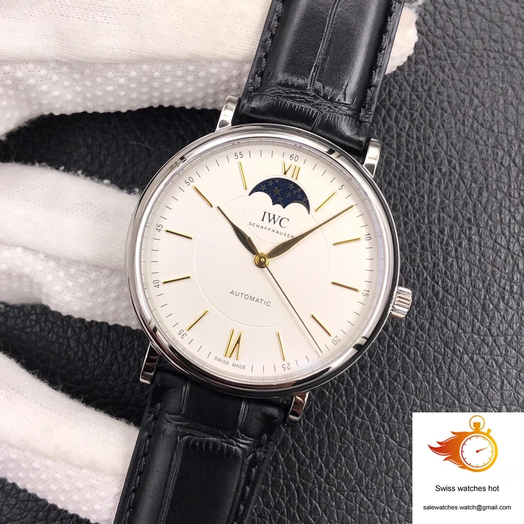 IWC Portofino Moon Phase IW459401 MKS Factory White Dial 3 IWC Portofino Moon Phase IW459401 MKS Factory White Dial 3