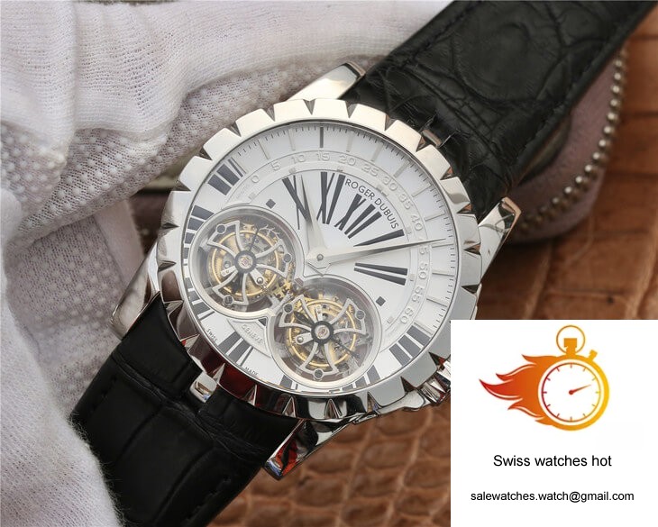 Roger Dubuis Excalibur RDDBEX0250 JB Factory Tourbillon White Dial 3 Roger Dubuis Excalibur RDDBEX0250 JB Factory Tourbillon White Dial 3