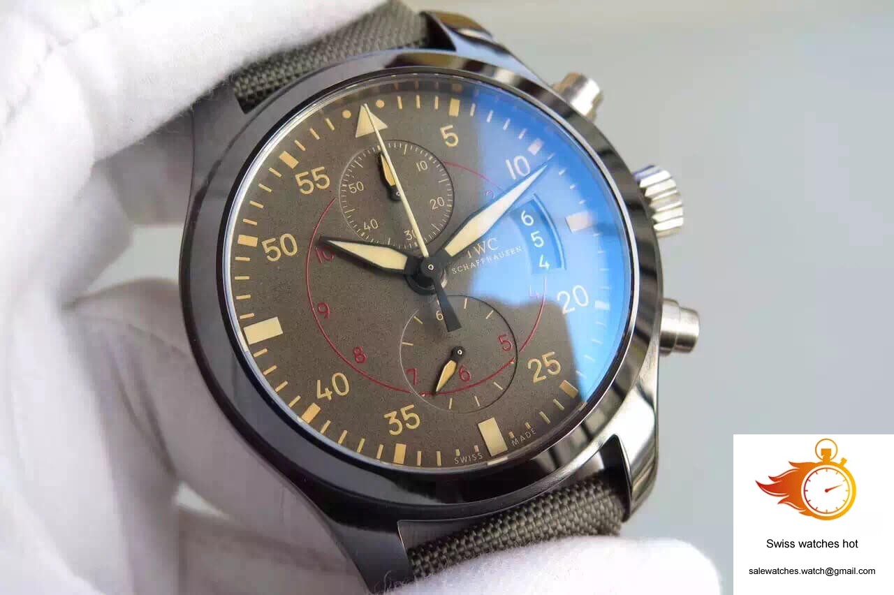 IWC Pilot IW388002 V6 Factory Charcoal Gray Dial 3 IWC Pilot IW388002 V6 Factory Charcoal Gray Dial 3