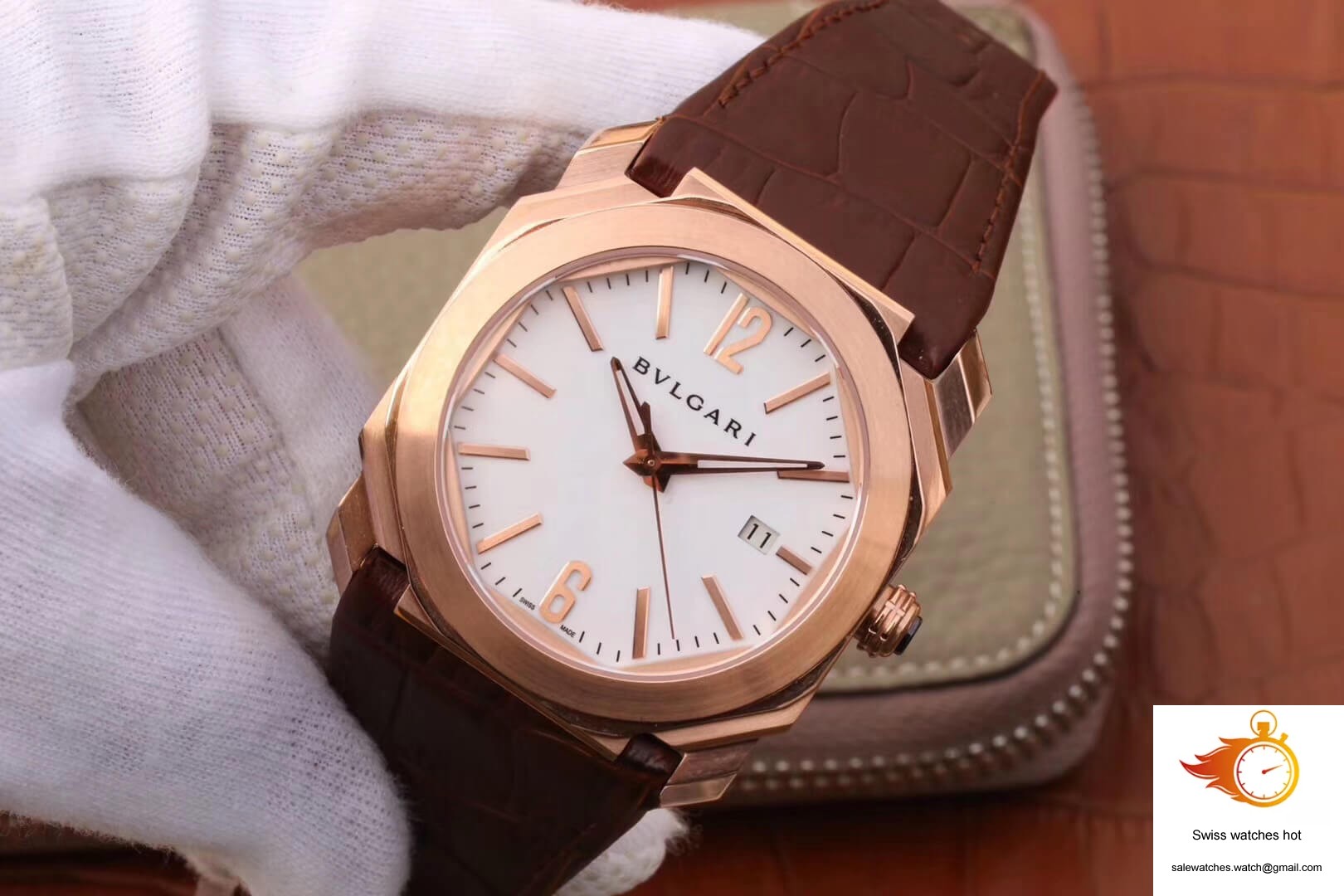 Bvlgari Octo 102119 BGOP38WGLD White Dial 3 Bvlgari Octo 102119 BGOP38WGLD White Dial 3