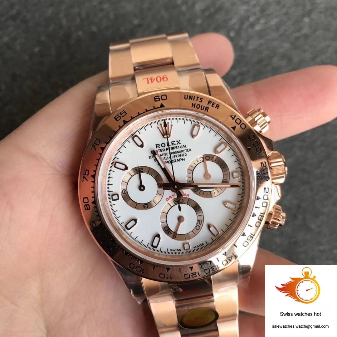 Rolex Daytona m116505-0010 Noob Factory White Dial 3 Rolex Daytona m116505-0010 Noob Factory White Dial 3