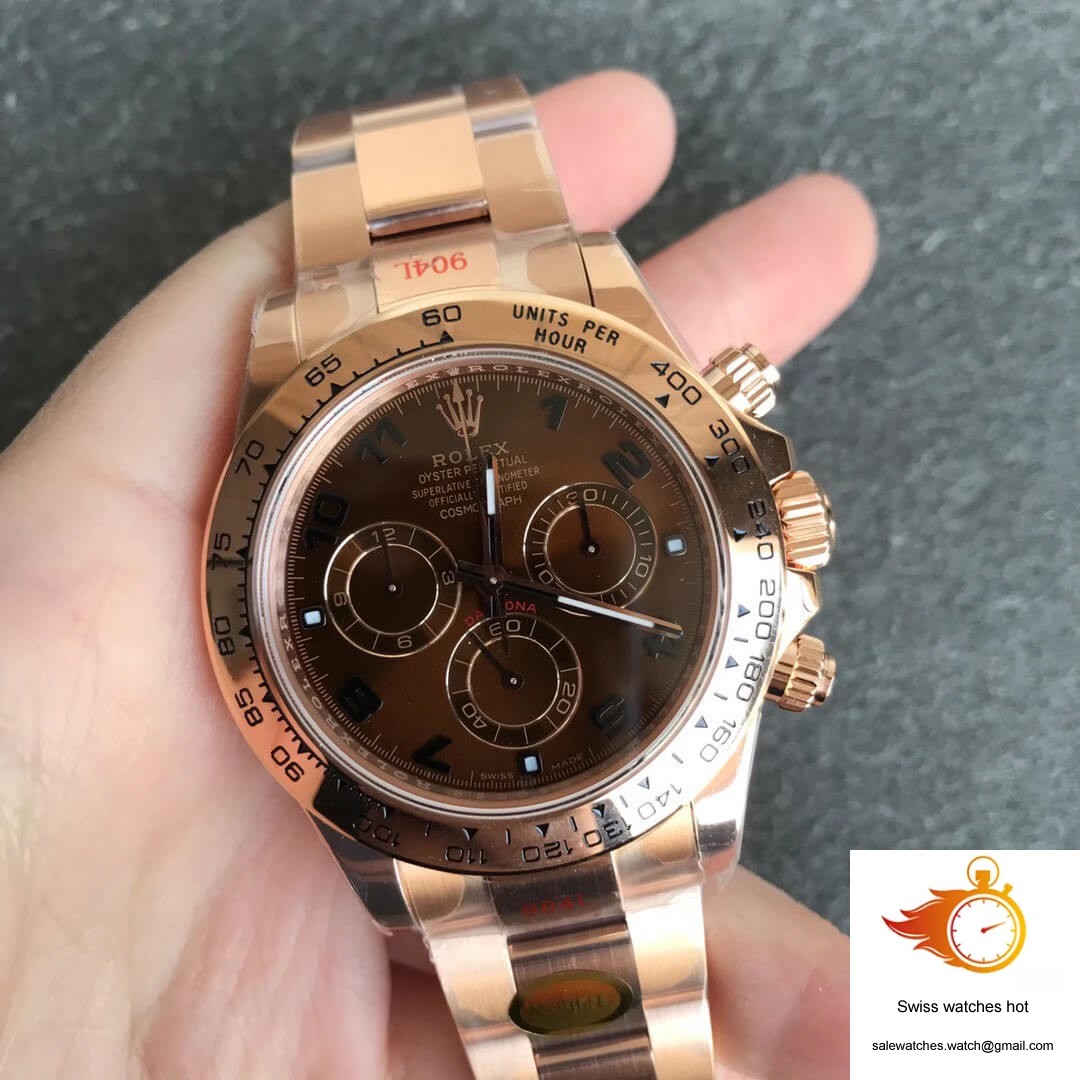 Rolex Daytona m116505-0011 Noob Factory Brown Dial 3 Rolex Daytona m116505-0011 Noob Factory Brown Dial 3