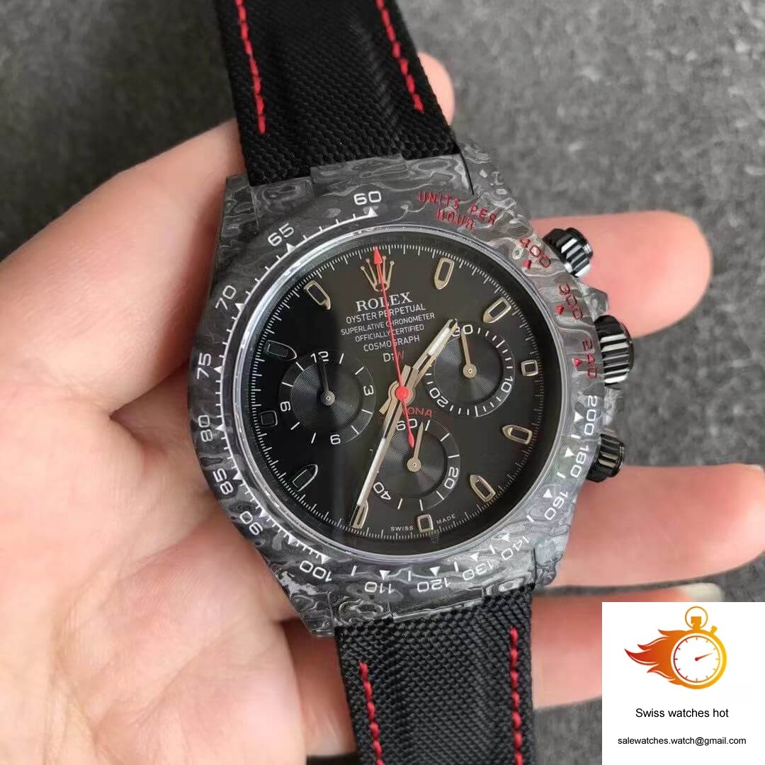 Rolex Daytona Cosmograph Carbon Fiber Diw Customized Version Noob Factory Black Dial 3 Rolex Daytona Cosmograph Carbon Fiber Diw Customized Version Noob Factory Black Dial 3