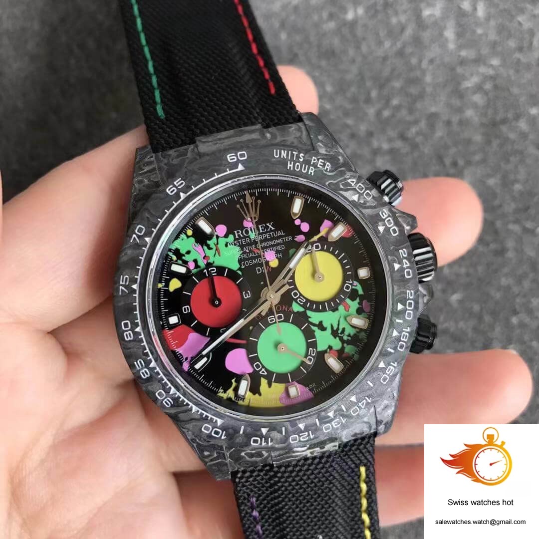 Rolex Daytona Cosmograph Carbon Fiber Diw Customized Version Noob Factory Color Dial 3 Rolex Daytona Cosmograph Carbon Fiber Diw Customized Version Noob Factory Color Dial 3