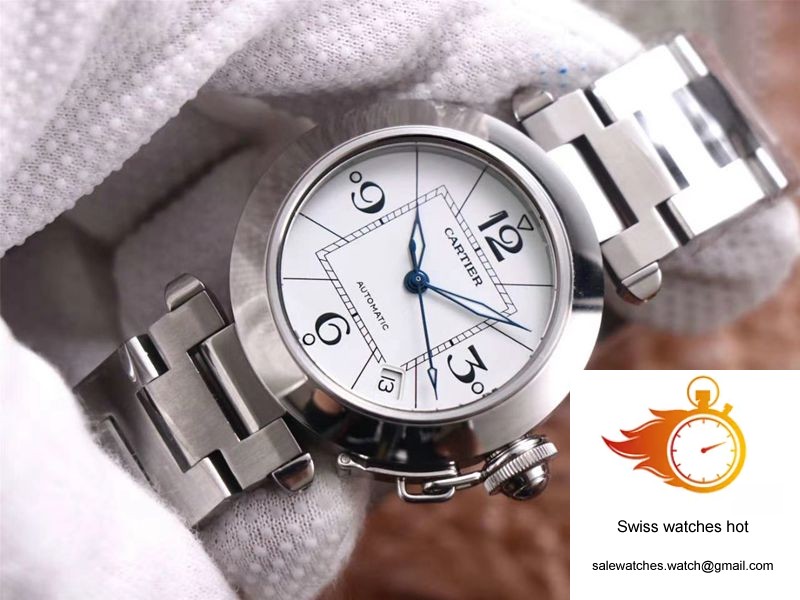Cartier Pasha W31074M7 V9 Factory White Dial 3 Cartier Pasha W31074M7 V9 Factory White Dial 3
