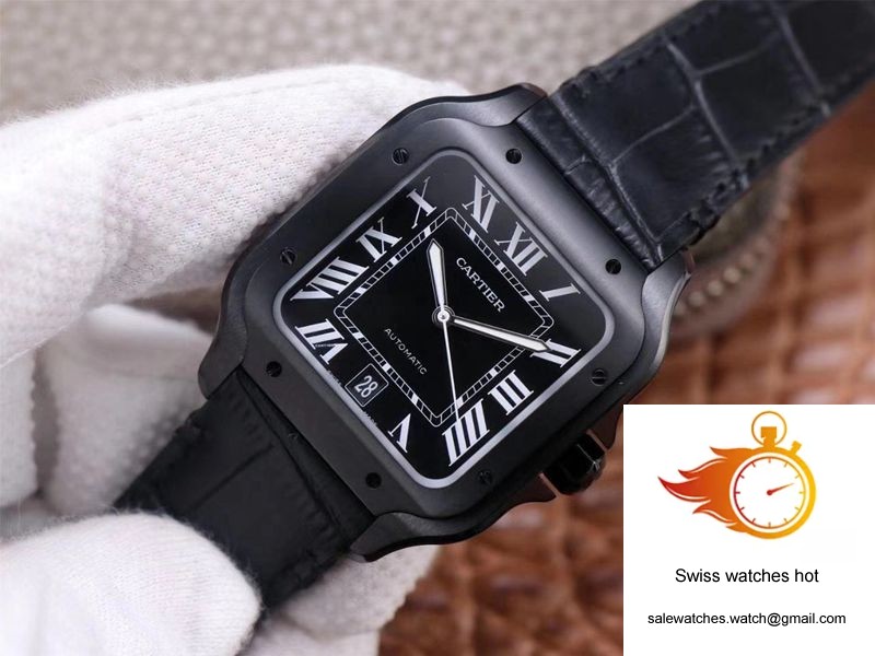 Cartier Santos WSSA0039 V6 Factory Carbon Plating 3 Cartier Santos WSSA0039 V6 Factory Carbon Plating 3